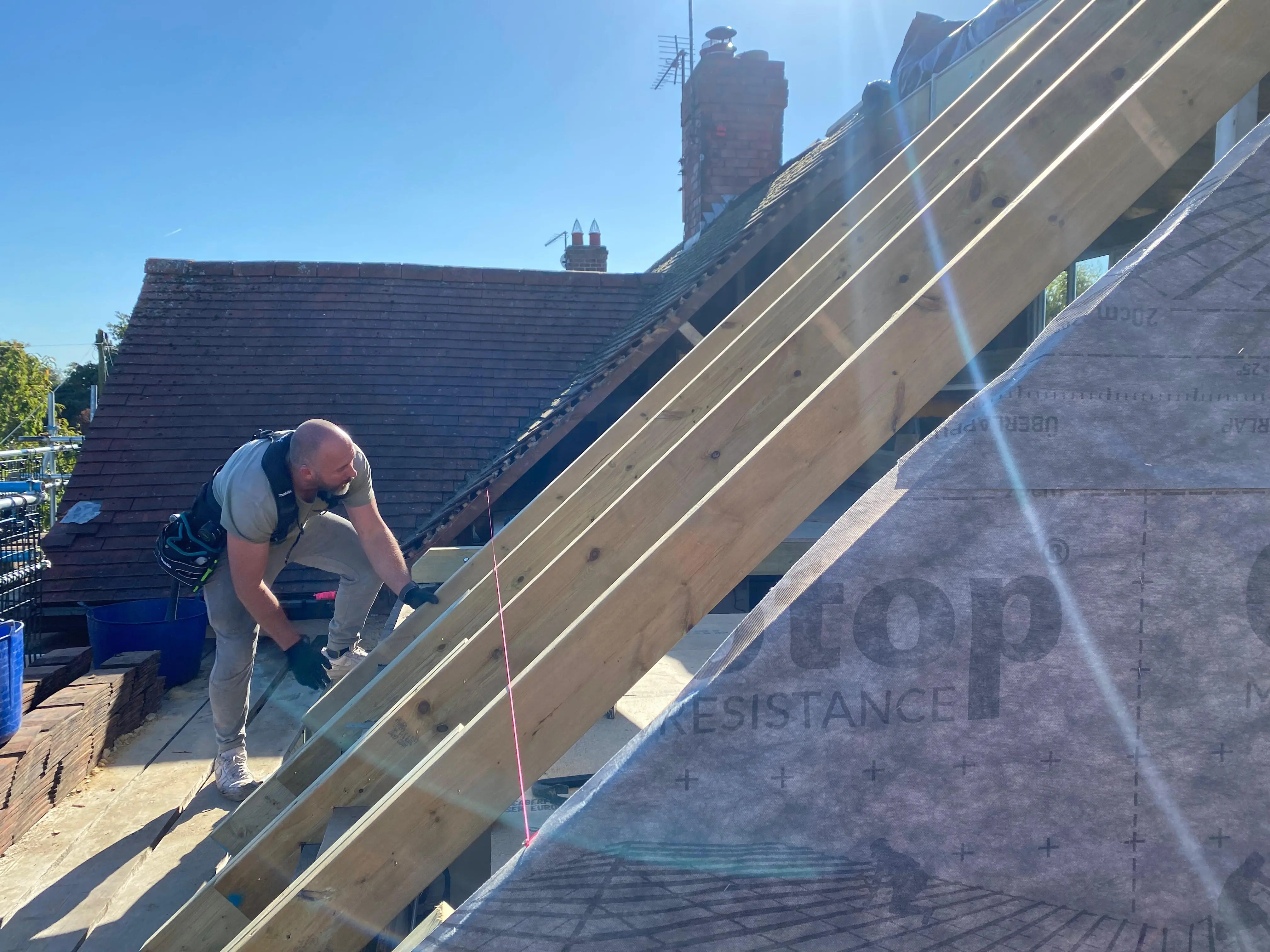 Loft conversion in progress